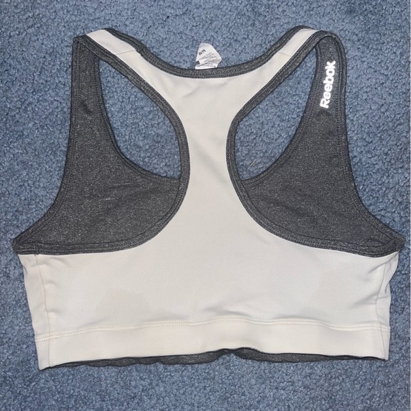 Reebok Reversible Sports Bra (Grey/ White) - Picture 3 of 6